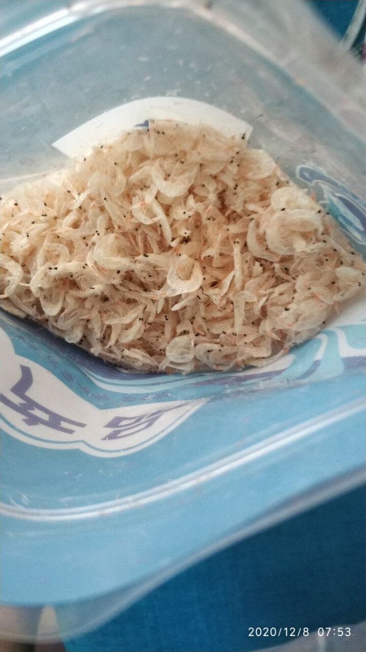 柯瓜子海鲜铺  东海捕捞无盐虾皮淡干虾皮粉烹饪配菜虾干小海虾小虾米袋装 半斤装  250g/包怎么样，好用吗，口碑，心得，评价，试用报告,第4张