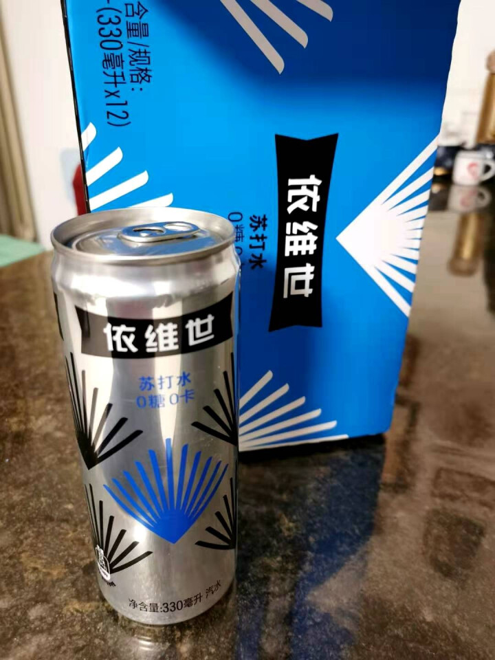 依维世 soda苏打水 无糖0糖0卡0脂饮料整箱 细长罐330ml*12听 Pepsi百事出品怎么样，好用吗，口碑，心得，评价，试用报告,第3张