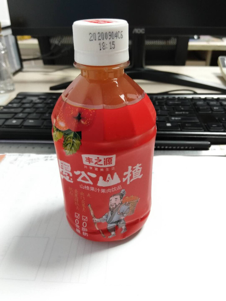 丰之源果蔬汁饮料山楂汁饮料350ml*12瓶6瓶0蔗糖0脂肪山楂汁饮品 愚公山楂 350ml*6瓶怎么样，好用吗，口碑，心得，评价，试用报告,第3张