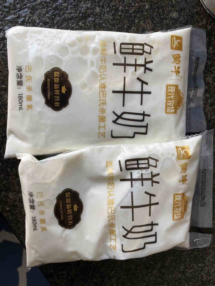 【蒙牛】鲜牛奶180g/袋巴氏鲜奶纯牛奶整箱牛奶儿童营养早餐奶 蒙牛鲜奶180g/袋 2袋试饮装怎么样，好用吗，口碑，心得，评价，试用报告,第2张