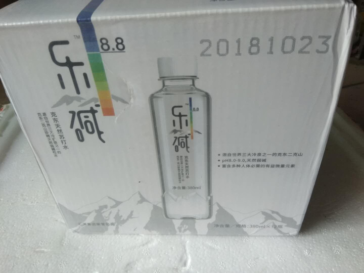 乐碱 齐齐哈尔馆 天然苏打水380ml*12瓶怎么样，好用吗，口碑，心得，评价，试用报告,第2张