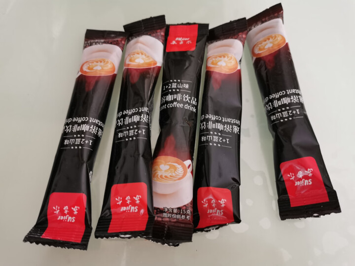 速溶咖啡1+2饮品蓝山风味办公室无蔗糖家用袋装独立小袋装 蓝山味5条怎么样，好用吗，口碑，心得，评价，试用报告,第3张