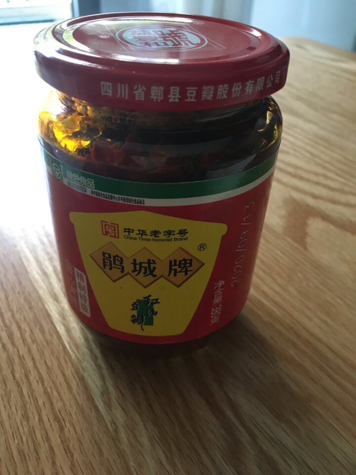 鹃城牌精制特级红油郫县豆瓣酱380g玻璃瓶装四川特产菜炒菜调味品怎么样，好用吗，口碑，心得，评价，试用报告,第2张