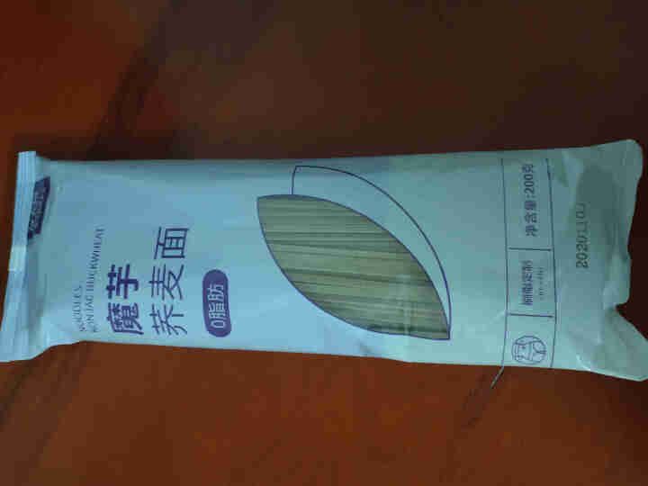 农夫慢 荞麦面 0脂肪挂面低脂荞麦面全麦速食杂粮面健身代餐低脂肪拌面粗粮主食 魔芋荞麦面200g*1袋【刷脂升级款】怎么样，好用吗，口碑，心得，评价，试用报告,第2张