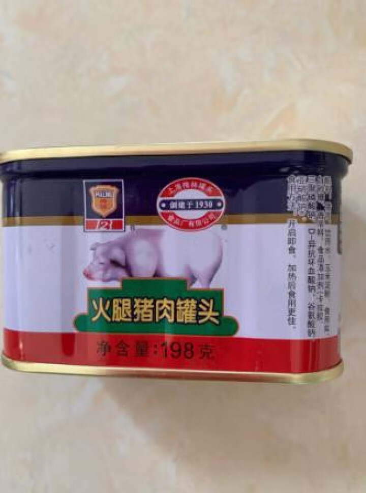 上海梅林 火腿猪肉罐头198g*5罐户外军粮方便面火锅午餐肉麻辣烫食材怎么样，好用吗，口碑，心得，评价，试用报告,第2张