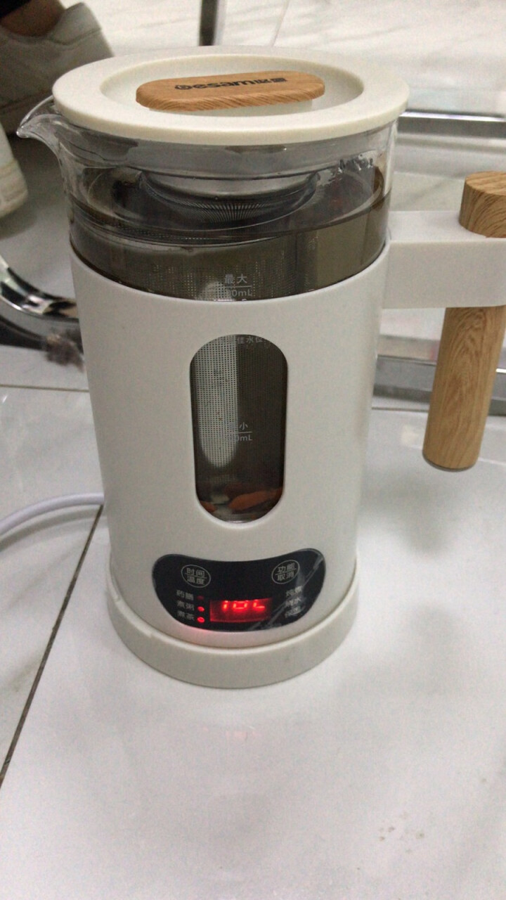 必盛迷你养生壶煮茶器加厚玻璃花茶壶电茶壶养身壶多功能电水壶烧水壶电热水壶家用办公室0.6L配滤网 ZC0601怎么样，好用吗，口碑，心得，评价，试用报告,第2张