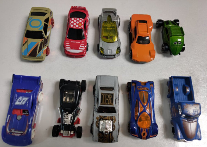 风火轮（HOT WHEELS）模型小车玩具 火辣小跑车十辆装 54886（混装随机发货）怎么样，好用吗，口碑，心得，评价，试用报告,第4张