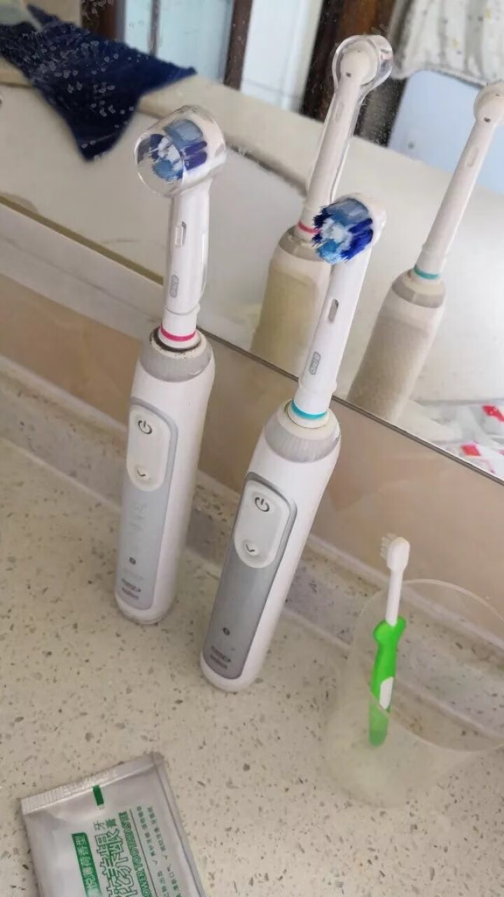 博朗 欧乐B（Oralb）电动牙刷头 4支装 精准清洁型 适配成人2D/3D全部型号 EB20,第4张