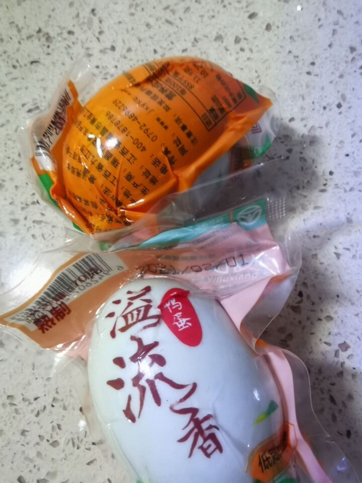 [九江馆]溢流香咸鸭蛋熟食真空红泥腌制绿色食品认证 6枚70g 家庭装怎么样，好用吗，口碑，心得，评价，试用报告,第3张