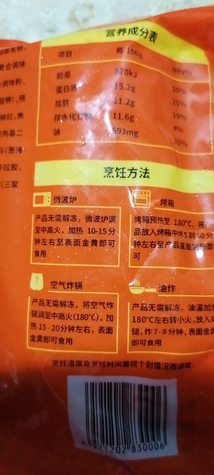 wagga wagga 鸡腿肉生鲜冷冻食品半成品调制肉 琵琶腿油炸零食小吃怦怦鸡 270g怎么样，好用吗，口碑，心得，评价，试用报告,第3张