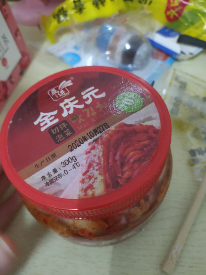 亚进辣白菜泡菜切件泡菜韩式风味辣白菜开胃下饭菜小包装方便速食 韩式切件泡菜 300g怎么样，好用吗，口碑，心得，评价，试用报告,第3张