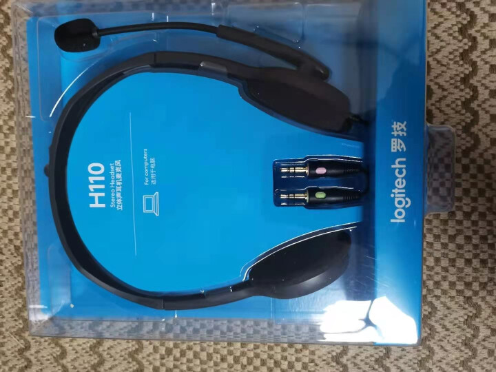 罗技（Logitech） H110多功能头戴式立体声 教育办公培训学习 耳机耳麦 H110 黑色怎么样，好用吗，口碑，心得，评价，试用报告,第2张