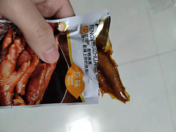 亲零嘴 风味鸡爪凤爪卤味熟食品办公室零食休闲零食小吃 原味12包210g怎么样，好用吗，口碑，心得，评价，试用报告,第4张