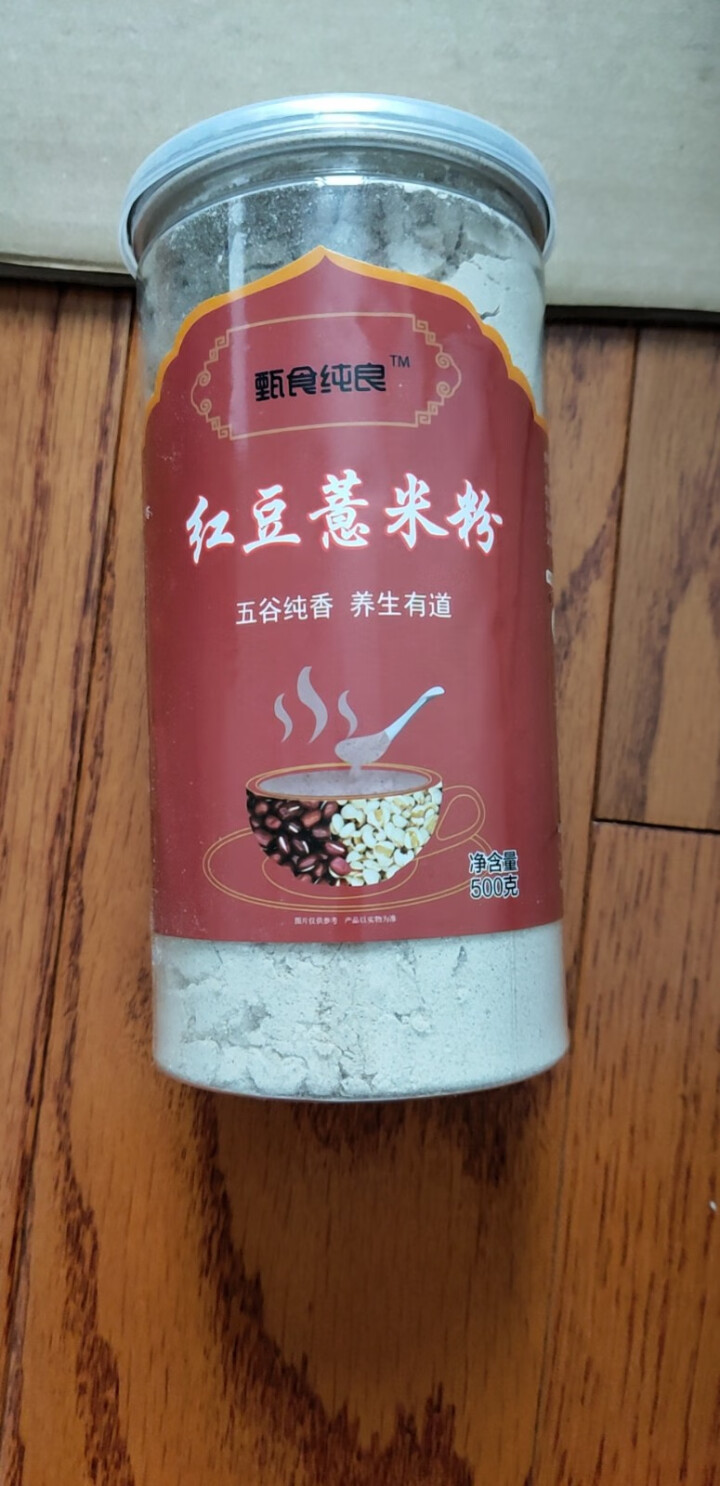 都蕴邨红豆薏米粉低脂营养早餐食品养胃学生冲饮即食无糖代餐粉五谷杂粮代餐懒人食品 一罐装怎么样，好用吗，口碑，心得，评价，试用报告,第2张