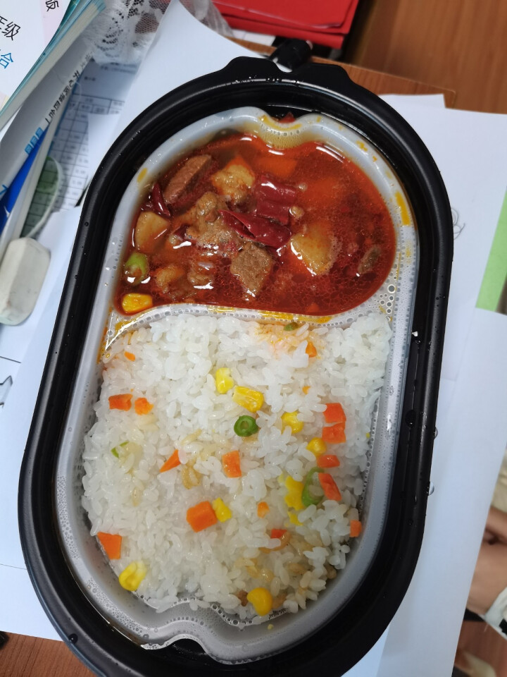 十月稻田 土豆牛肉自热米饭252g  自热料理  方便米饭 户外速食 懒人居家怎么样，好用吗，口碑，心得，评价，试用报告,第2张