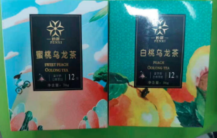 粉犀 蜜桃乌龙茶包 组合蜜桃白桃乌龙茶水果茶包三角包桂花茉莉花乌龙茶茶颜泡水喝的悦色果粒茶包量贩装 蜜桃乌龙茶【1盒装】怎么样，好用吗，口碑，心得，评价，试用报,第4张