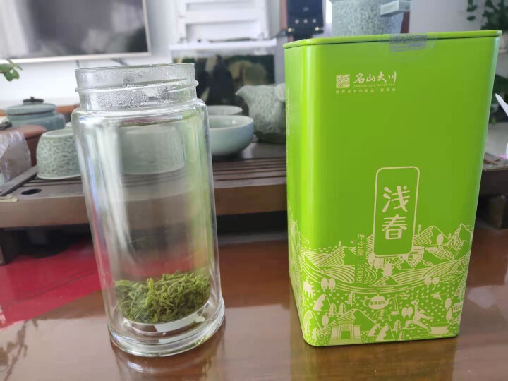 大川茶业 毛尖茶2020新茶 信阳绿茶类毛尖茶 蒙顶明前春茶嫩芽浅春200g/罐怎么样，好用吗，口碑，心得，评价，试用报告,第4张