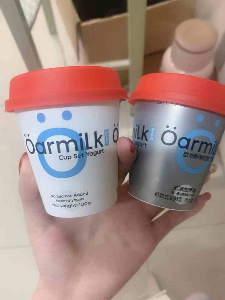 oarmilk单杯发酵澳洲海盐酸奶无添加蔗糖希腊酸奶100g/杯 尝鲜装/1杯鲜酪+1杯海盐怎么样，好用吗，口碑，心得，评价，试用报告,第2张