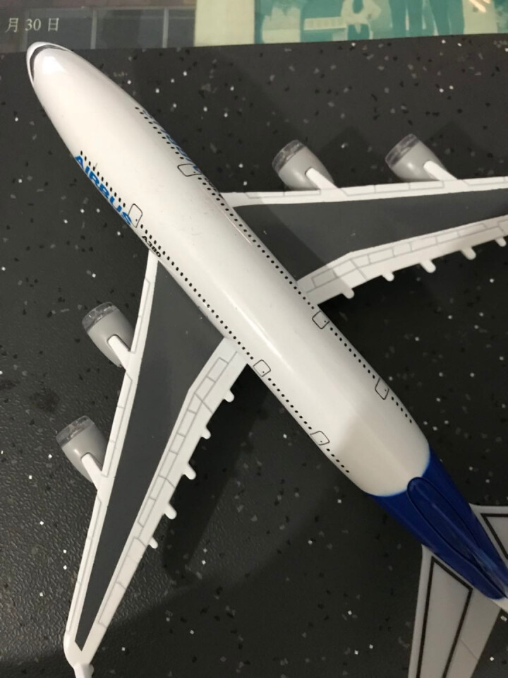 彩珀（CAIPO） 空中客车A380合金飞机儿童玩具客机仿真模型声光回力 空客A380白色怎么样，好用吗，口碑，心得，评价，试用报告,第3张