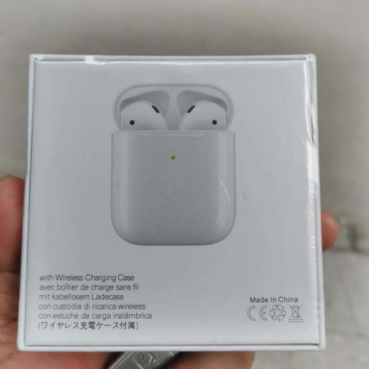 七色果Air蓝牙耳机无线双耳入耳式音乐适用苹果12iPhone7p/8/11pro小米华为华强北洛达 白色 二代1:1【改名定位+入耳检测+秒弹窗+无线充电】怎,第2张