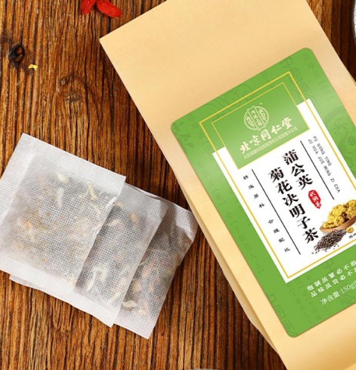 北京同仁堂菊花决明子茶非养肝护肝养胃三清五宝茶胎菊甘草蒲公英根陈皮枸杞牛蒡根栀子养生茶 三盒装怎么样，好用吗，口碑，心得，评价，试用报告,第2张