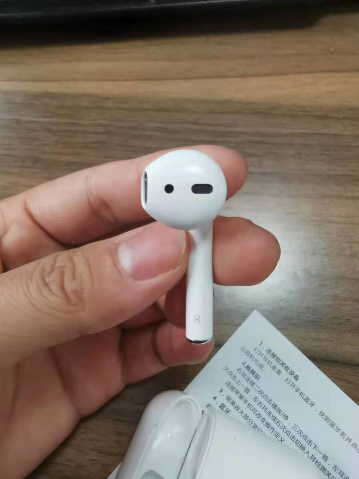 七色果Air蓝牙耳机无线双耳入耳式音乐适用苹果12iPhone7p/8/11pro小米华为华强北洛达 白色 二代1:1【改名定位+入耳检测+秒弹窗+无线充电】怎,第3张