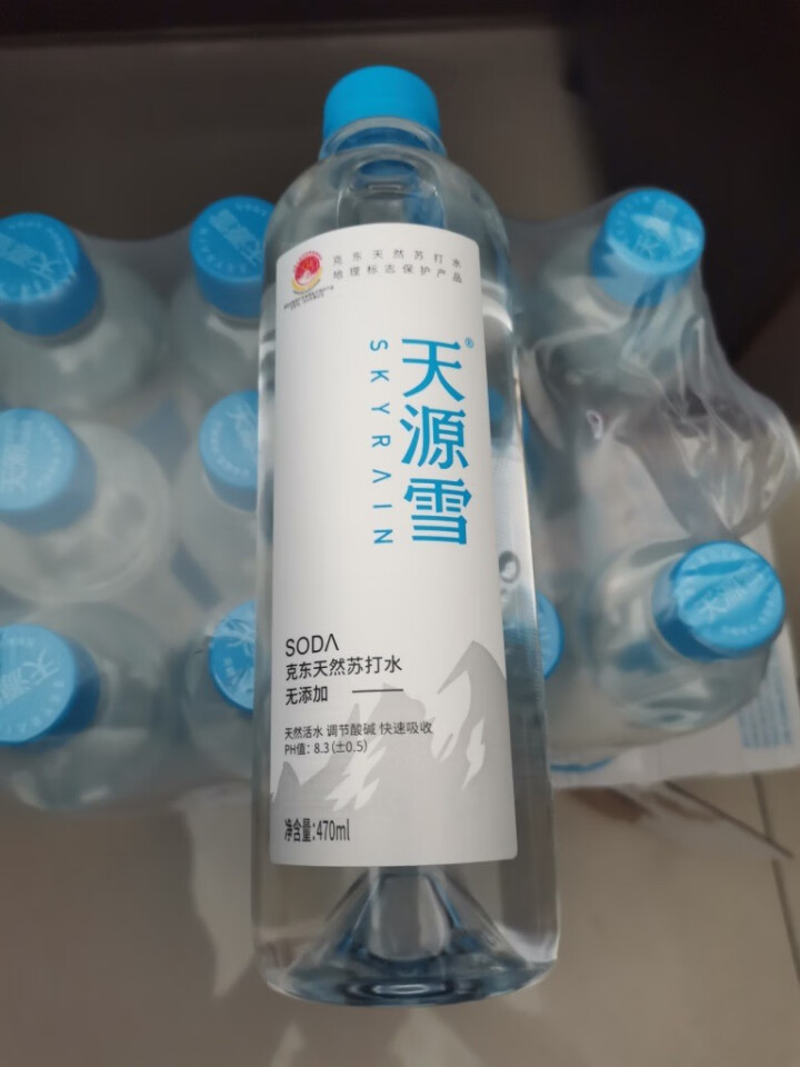 天源雪 克东苏打水 无糖无汽 尿酸高饮用苏打弱碱水 备孕饮用水 470ML*15怎么样，好用吗，口碑，心得，评价，试用报告,第4张