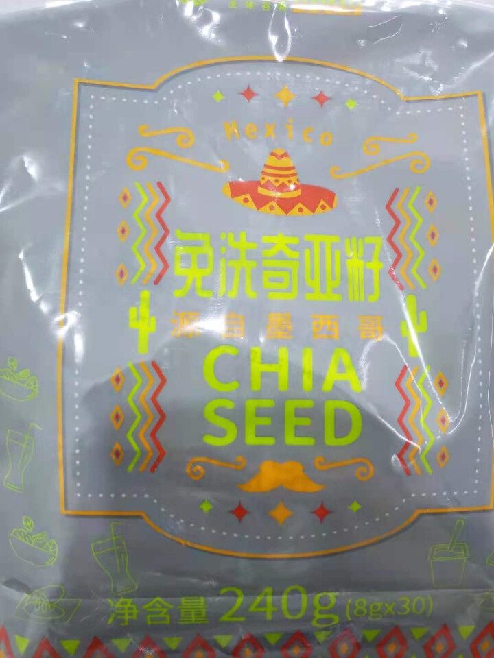 乐食麦（Lee's mum） 墨西哥进口免洗奇亚籽 即食代餐饱腹 Chia Seed鼠尾草种子奇亚籽冲饮 分享装8g*30条怎么样，好用吗，口碑，心得，评价，试,第3张