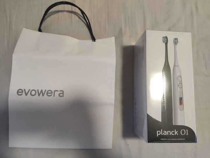 evowera 电动牙刷自适应成人声波震动牙刷 planck O1 白色电动牙刷+适配牙刷头2支装怎么样，好用吗，口碑，心得，评价，试用报告,第3张