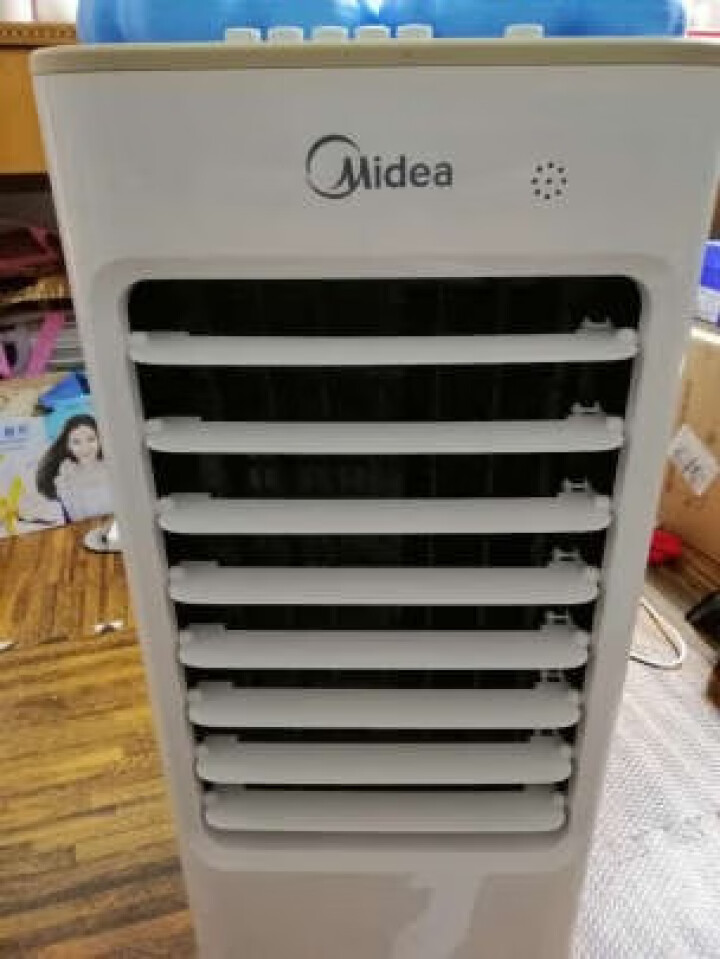 美的（Midea）空调扇冷风扇制冷风扇立式冷风机移动单冷办公室家用大风量迷你小空调扇AAB10A 白色怎么样，好用吗，口碑，心得，评价，试用报告,第3张