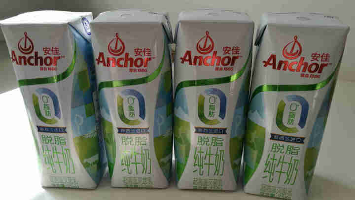 新西兰 原装进口 安佳（Anchor）轻欣牛奶  超高温灭菌脱脂纯牛奶 258g*24原箱装怎么样，好用吗，口碑，心得，评价，试用报告,第3张