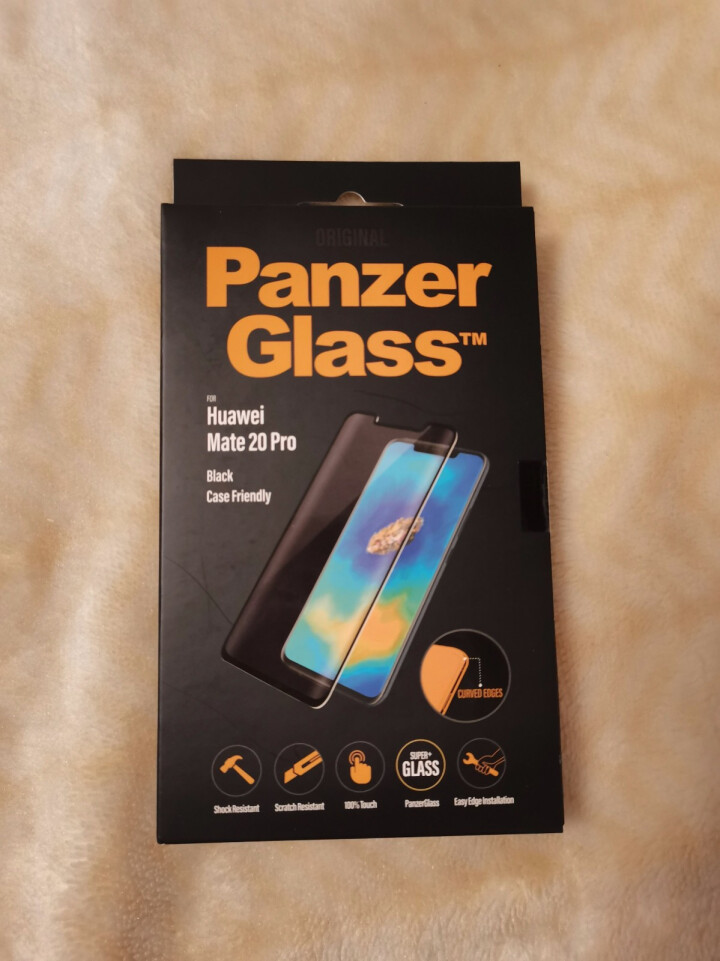 panzerglass适配华为P40/p30/mate30钢化膜华为p40pro钢化膜全屏覆盖手机膜 Mate20 Pro【装甲级防爆】高清*防指纹怎么样，好用,第2张