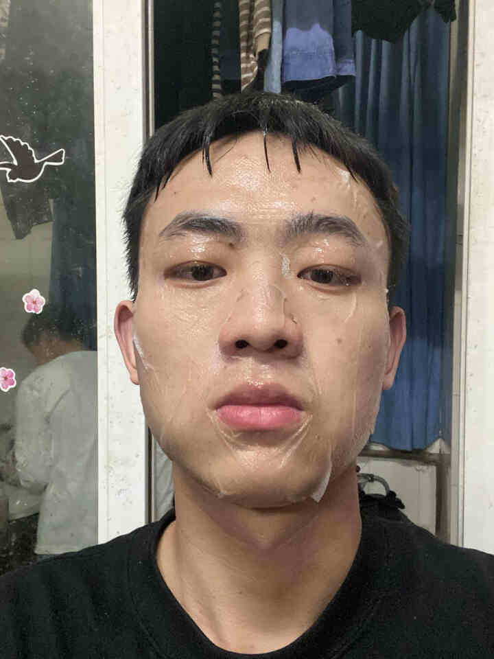 WUHENMEI面膜 补水保湿提亮肤色面膜透明质酸钠多效修复敏感肌祛痘淡印面膜 5片装怎么样，好用吗，口碑，心得，评价，试用报告,第3张