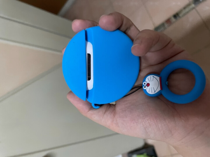 音魅力  防摔防震保护套airpods2保护壳苹果耳机套无线蓝牙保护套硅胶卡通可爱 1/2代通用【哆啦A梦保护套】怎么样，好用吗，口碑，心得，评价，试用报告,第4张