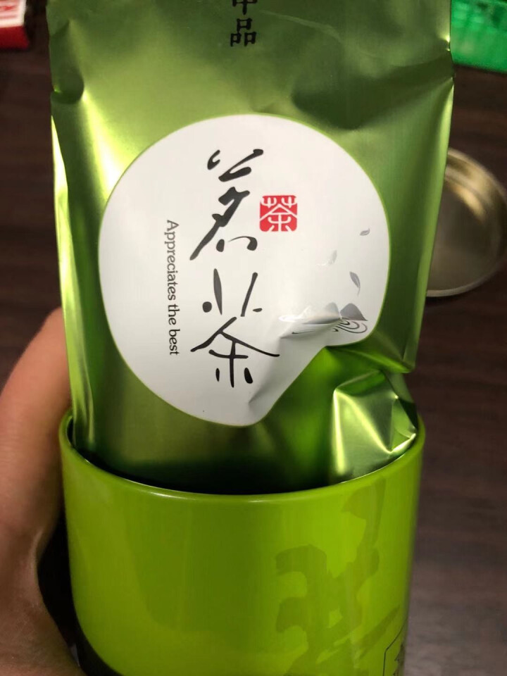 知许茶业 高级绿茶 2021茶叶雨前嫩芽浓香型罐装100g*1怎么样，好用吗，口碑，心得，评价，试用报告,第5张