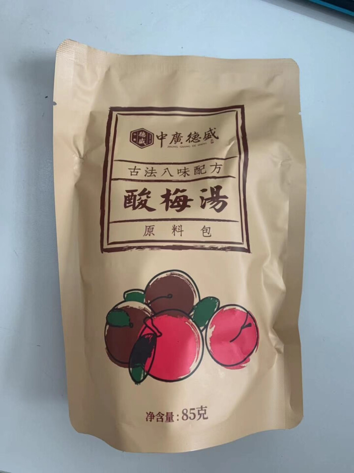 中广德盛酸梅汤原料包老北京正宗八味料乌梅干自制酸梅汁料茶包 老北京酸梅汤 古法八味料怎么样，好用吗，口碑，心得，评价，试用报告,第2张