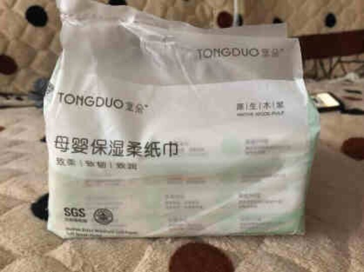 雅赞 童朵（TONGDUO）母婴柔润保湿超柔软纸巾40抽100抽 4提包邮 新款40抽一提装(5包一提)怎么样，好用吗，口碑，心得，评价，试用报告,第4张