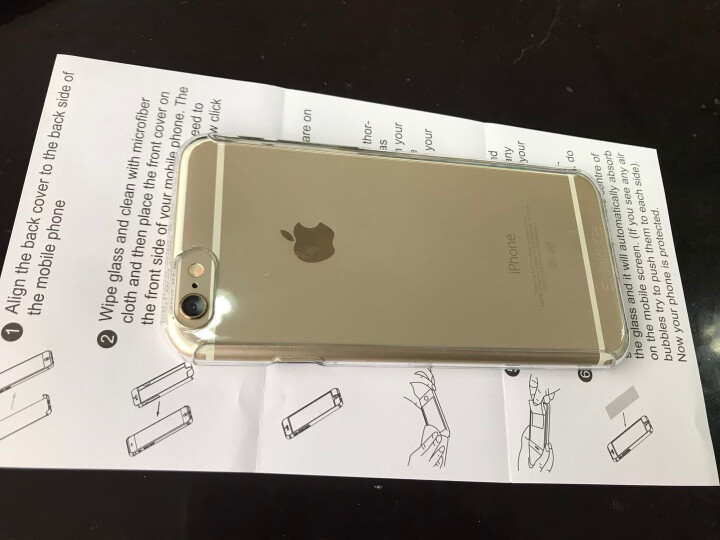 晶罡 iphone6s护盾手机壳苹果6/7/8plus双面全包防摔保护套潮男女款透明新款带钢化膜外套 苹果6/6S,第4张