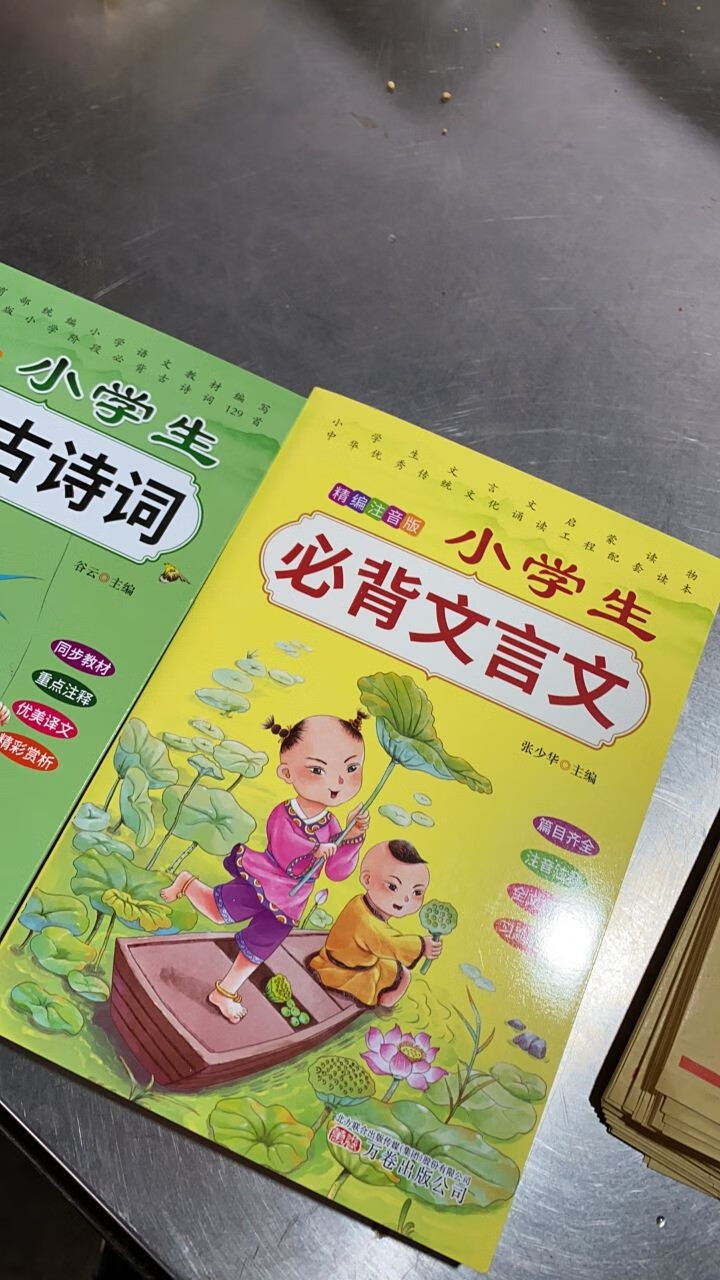 全2册 小学生必背古诗词75+80首+文言文通用版 教材同步全解阅读与训练语文课程标准1,第3张