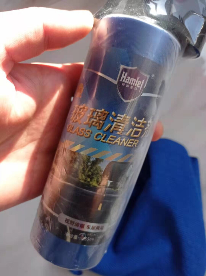 哈姆雷特（Hamlet）汽车玻璃清洗剂挡风玻璃油污油膜去除剂后视镜清洁液玻璃水汽车家居用品 玻璃清洗剂（毛巾）怎么样，好用吗，口碑，心得，评价，试用报告,第3张