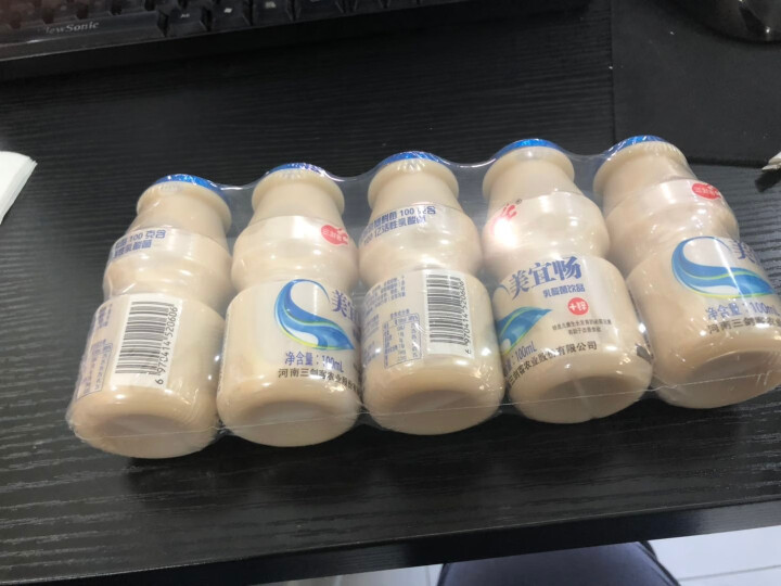 三剑客 儿童牛奶 美宜畅乳酸菌牛奶饮品100ml*25瓶 原味 含葡萄糖酸锌 礼品箱怎么样，好用吗，口碑，心得，评价，试用报告,第4张