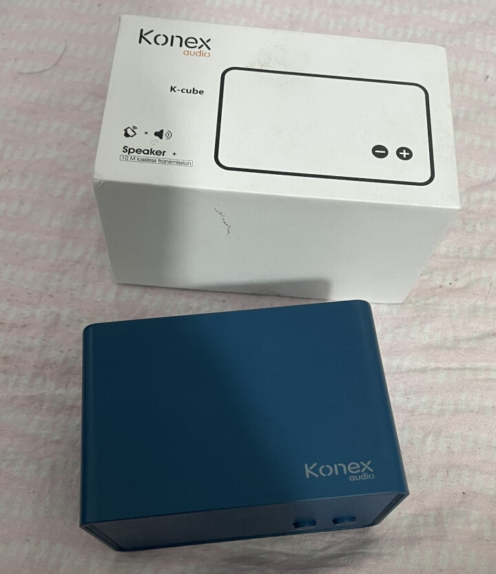 konex audio 迷你小型蓝牙音箱便携式音响家用低音炮3d环绕音质车载小钢炮 雾霾蓝迷你音箱怎么样，好用吗，口碑，心得，评价，试用报告,第4张