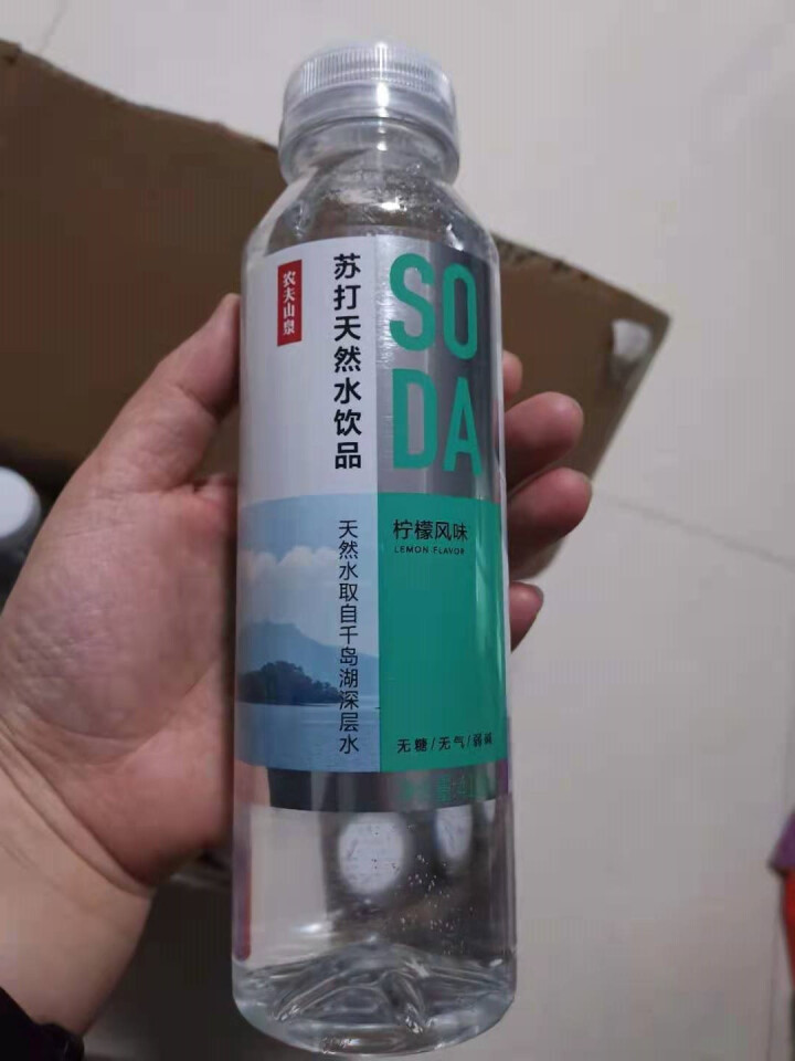 农夫山泉苏打天然水饮品白桃风味/柠檬风味农夫山泉苏打水饮料410ml*15瓶整箱装 柠檬风味410ml*15瓶怎么样，好用吗，口碑，心得，评价，试用报告,第5张