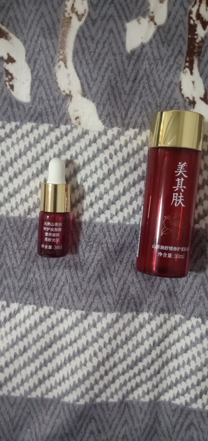 美其肤山茶油三部曲 柔肤液30ml+山茶油精华3ml+滋养霜4g怎么样，好用吗，口碑，心得，评价，试用报告,第3张