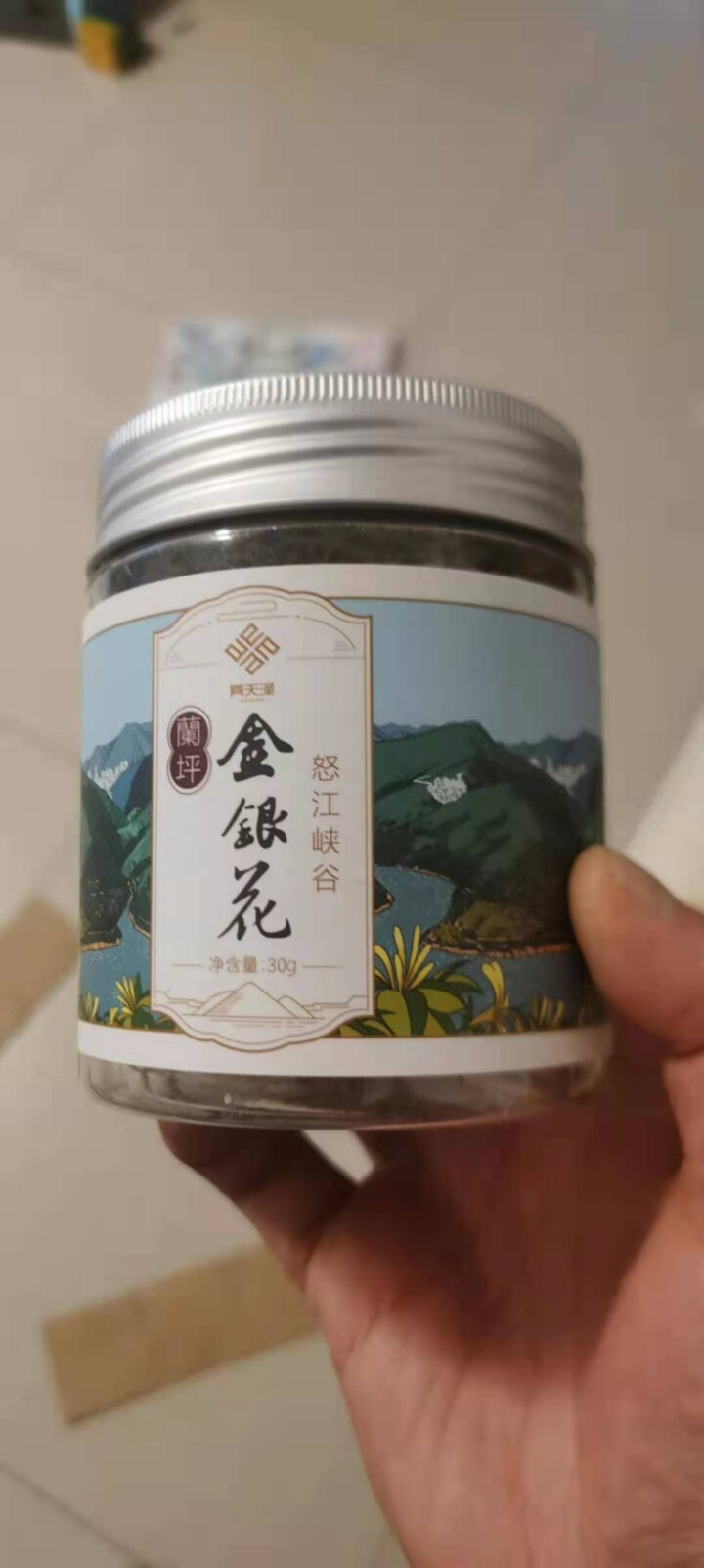 巽天泽 花草茶金银花绿花花茶 精选头茬绿花灌装30g/罐【共发60g】怎么样，好用吗，口碑，心得，评价，试用报告,第2张