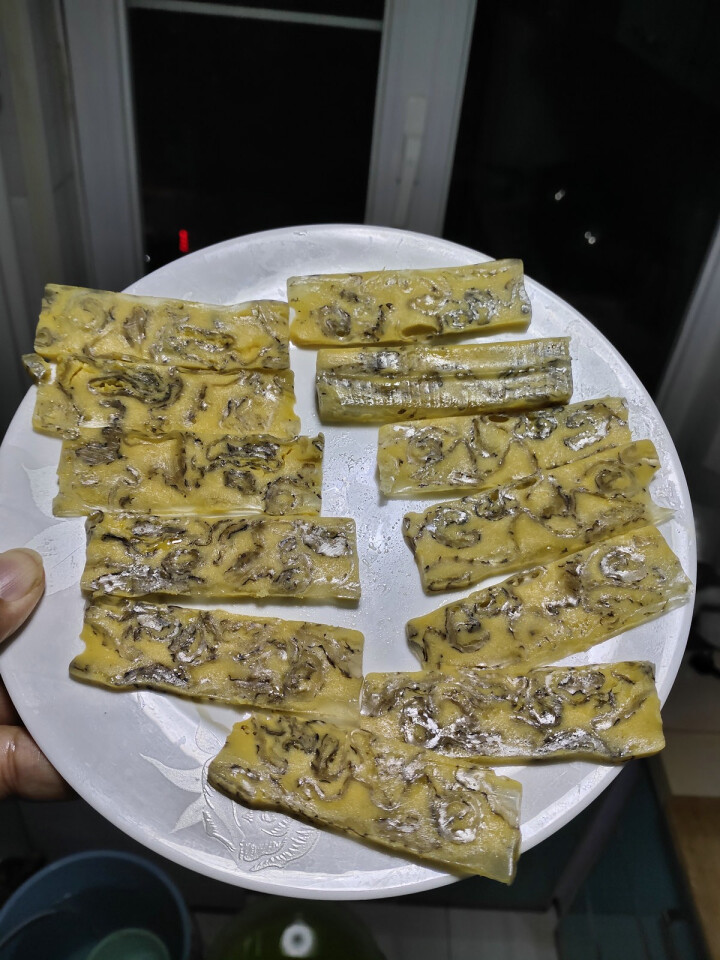 鱼皮凉拌阿具即食香辣鱼皮酒店特色菜咸蛋黄鱼皮好冻 香辣味200g*3包怎么样，好用吗，口碑，心得，评价，试用报告,第4张