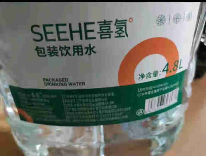 SeeHe喜氢4.8L*4桶*2件装含氢饮用水富氢水水素水弱碱性家庭装 单桶装怎么样，好用吗，口碑，心得，评价，试用报告,第2张