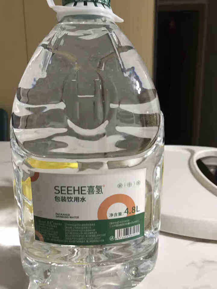 SeeHe喜氢4.8L*4桶*2件装含氢饮用水富氢水水素水弱碱性家庭装 单桶装怎么样，好用吗，口碑，心得，评价，试用报告,第2张