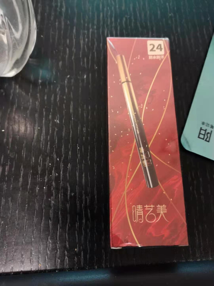 晴艺美液体眼线笔彩色眼线液笔防水不晕染细头下极细持久白色棕色初学者胶笔 黑色 单只装怎么样，好用吗，口碑，心得，评价，试用报告,第2张