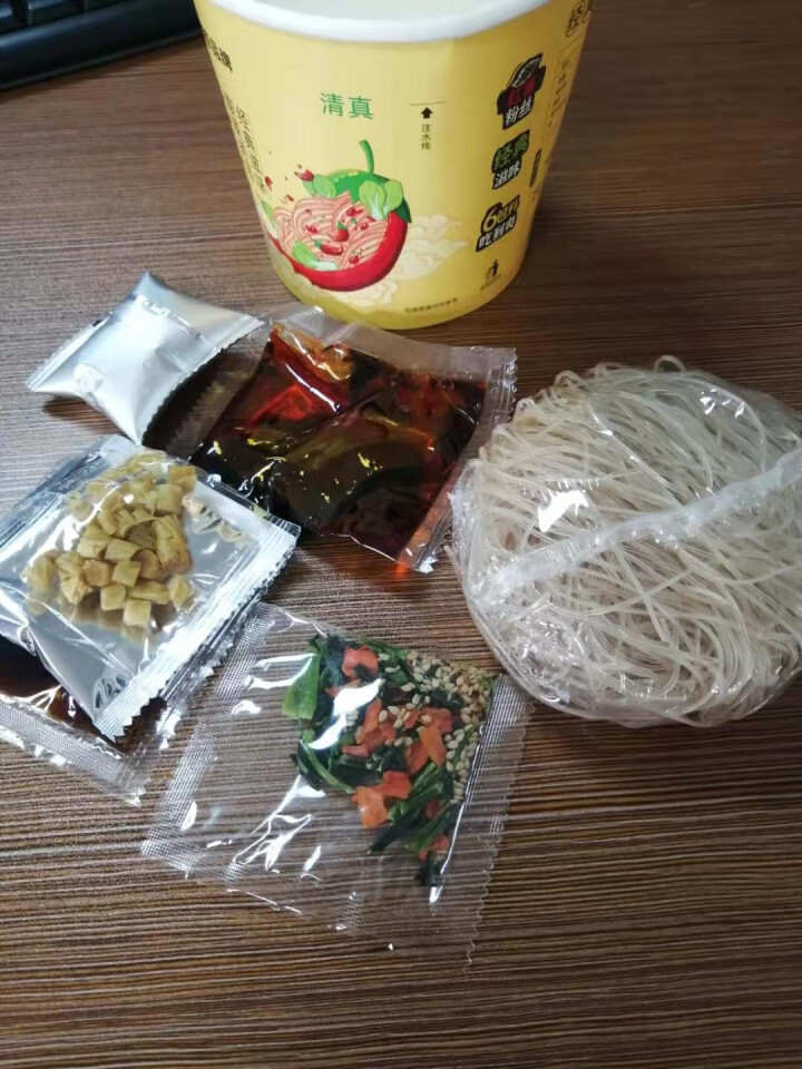 豫言 天豫【品牌中国】重点推荐商品 高品质 经典酸辣粉136g*12桶/箱 红薯粉丝 经典酸辣粉130g*1桶试吃装怎么样，好用吗，口碑，心得，评价，试用报告,第3张